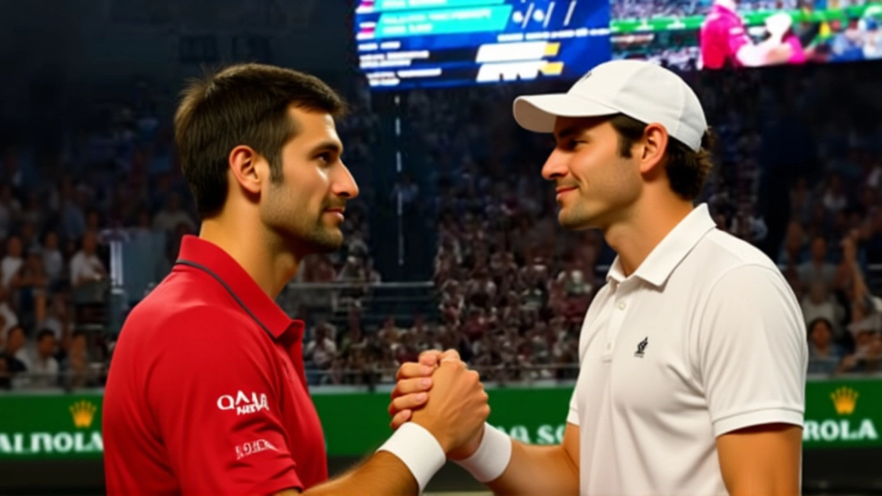 Valentin Vacherot (n°204) bat Novak Djokovic et atteint la finale à Shanghai