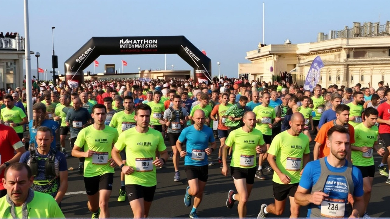 10 000 coureurs envahissent Deauville pour le marathon international, une fête sportive sans précédent